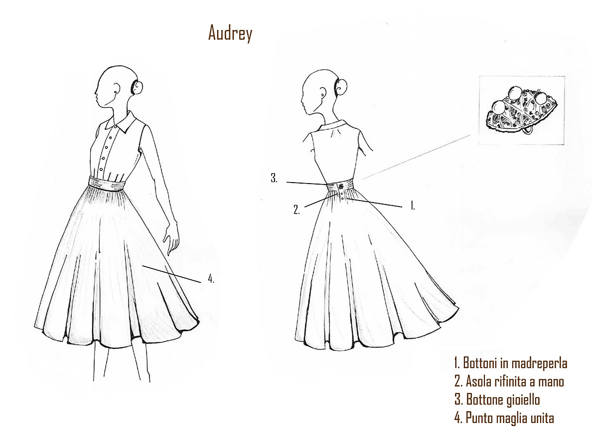 Rakkì abbigliamento vintage collection Madeleine woman